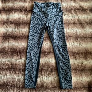 All Fenix Charcoal Jagger Leopard 7/8 Legging Grey Black